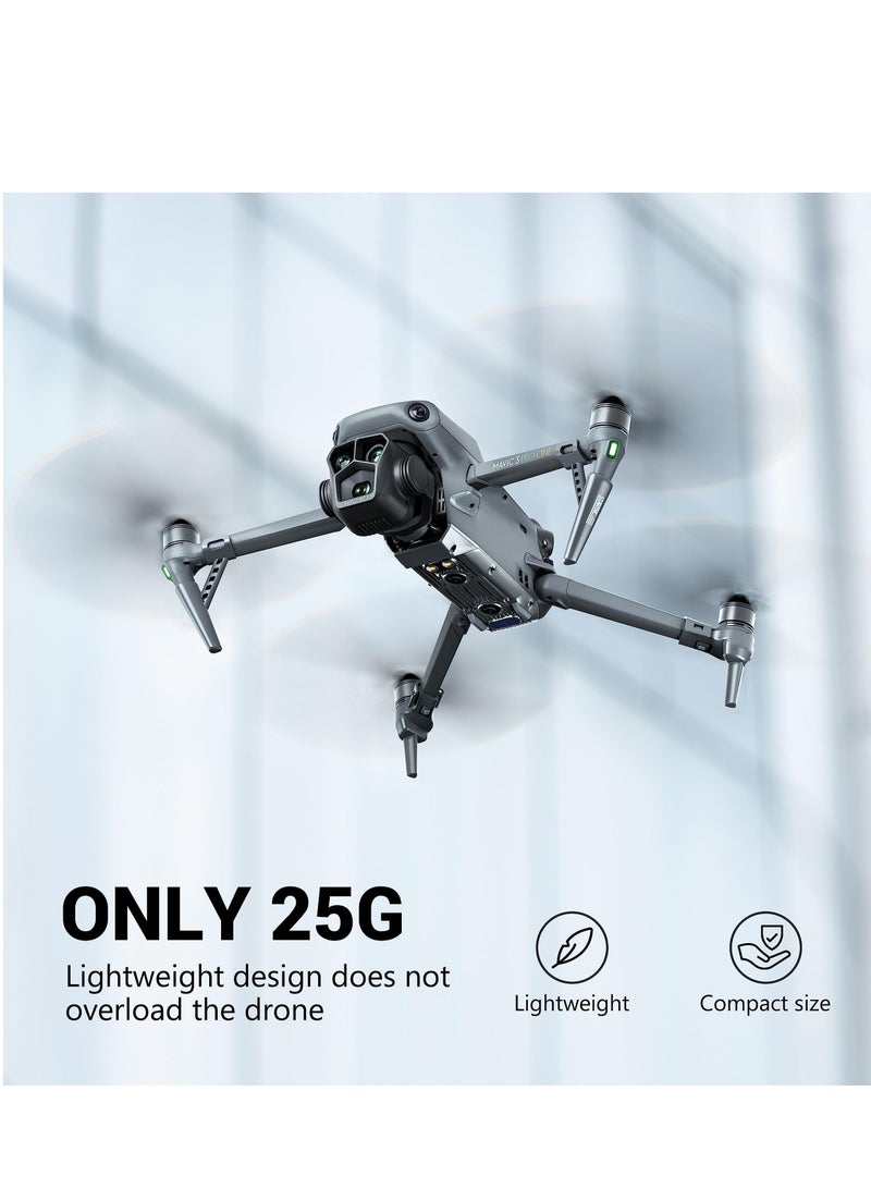 Mavic 3 Pro Landing Gear Extended Leg Support Stand Support Protector Holder for DJI Mavic 3 Pro Accessories Stable Quick-release Height Increase 30mm Lightweight Only 25.5g Black - Image 4