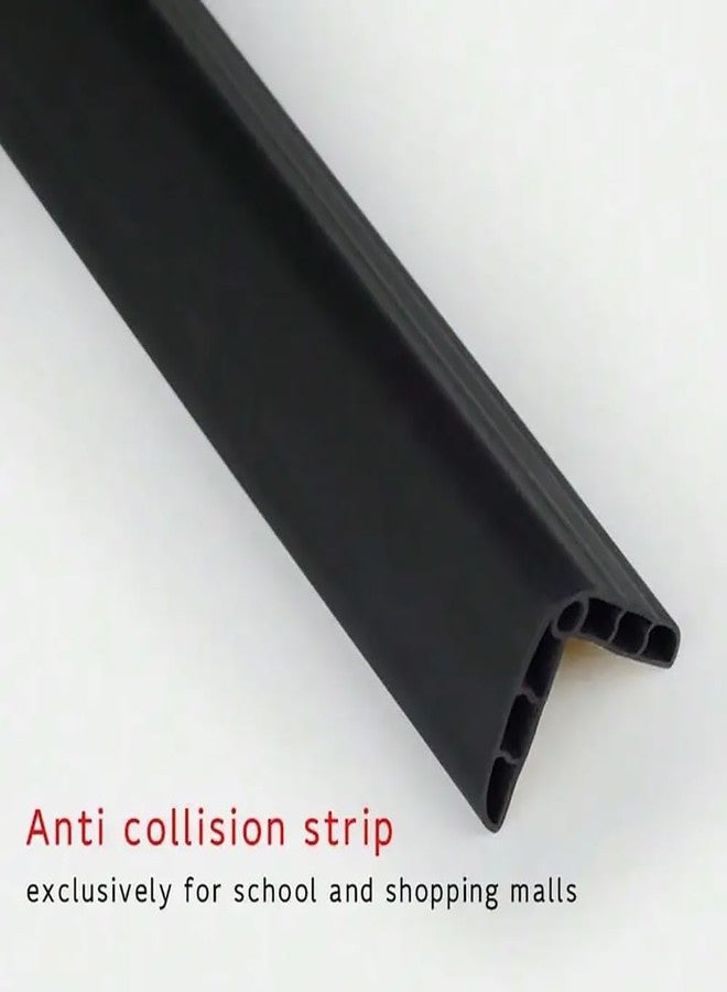 pepplo Home Wall Edge Corner Protection, Anti-Collision, Protection Accessories, Adhesive Strip, Table Corners Protector, Furniture Edge Protector, Thick Self-Adhesive Corner Guard Protector (Black, 2 Piece) - Image 3