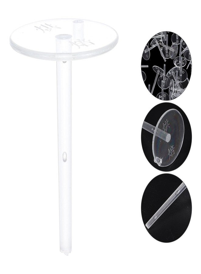 TOYANDONA 100pcs Cake Flower Nail Lifters Plastic Cake Decorating Nails Diy Cake Decorating Stick Nails Plumbing Tools Doll Holder Doll Topper Support Base for Baking - Image 3