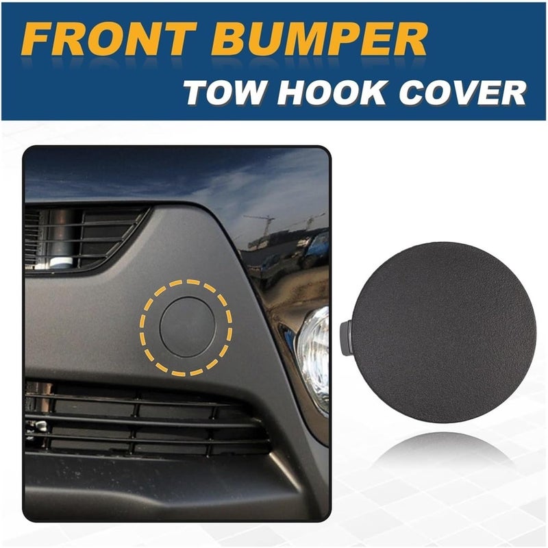 Vuzmode Front Bumper Tow Hook Cap for Toyota RAV4 - Image 4