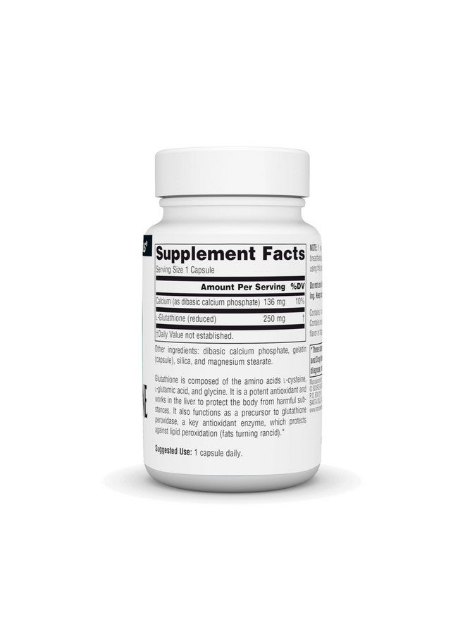 Source Naturals Glutathione, Supplement for Liver Support, 250mg - 30 Capsules - Image 2