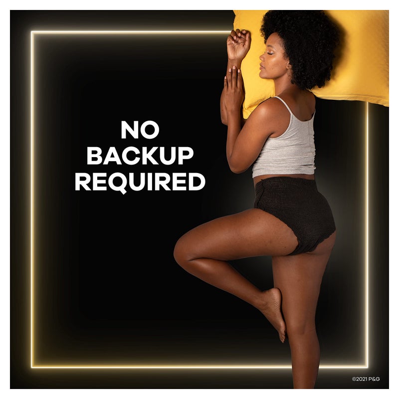 Always ZZZ Overnight Disposable Period Underwear for Women Size LG, 360Â° Coverage, 7 Count - Image 2