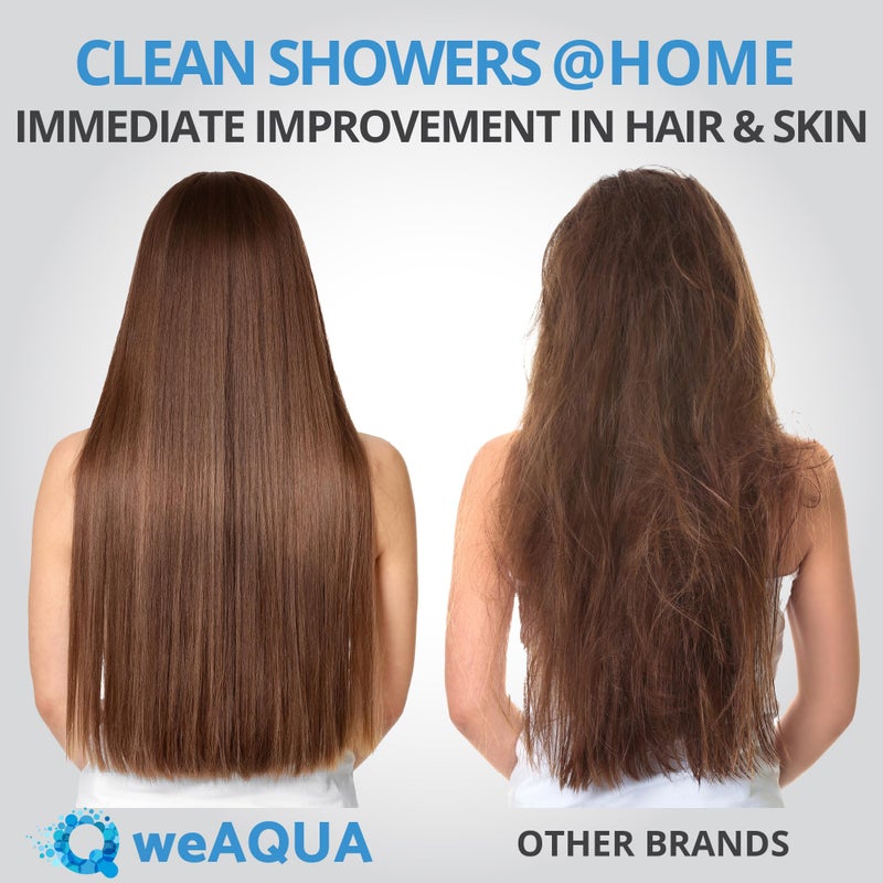 weAQUA Heavy Duty Filtered Shower Head â€“ High Pressure 5 Spray Modes, Dermatologist Recommended for Softer-Feeling Skin & Hair, Advanced 99% Removal of Chlorine, Fluoride & Heavy Metals - Image 5