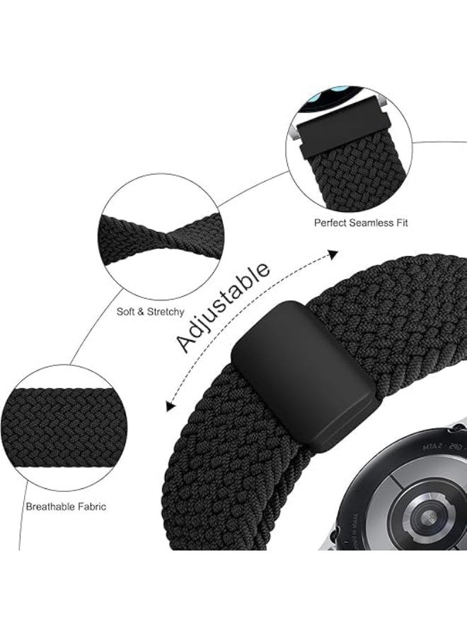 Nylon Straps Compatible with Huawei Watch GT 5/GT 4/3/3 Pro Strap, 22mm Woven Nylon Replacement Straps Bands Breathable Soft Comfort with Parachute Buckle for Women Men - Image 5