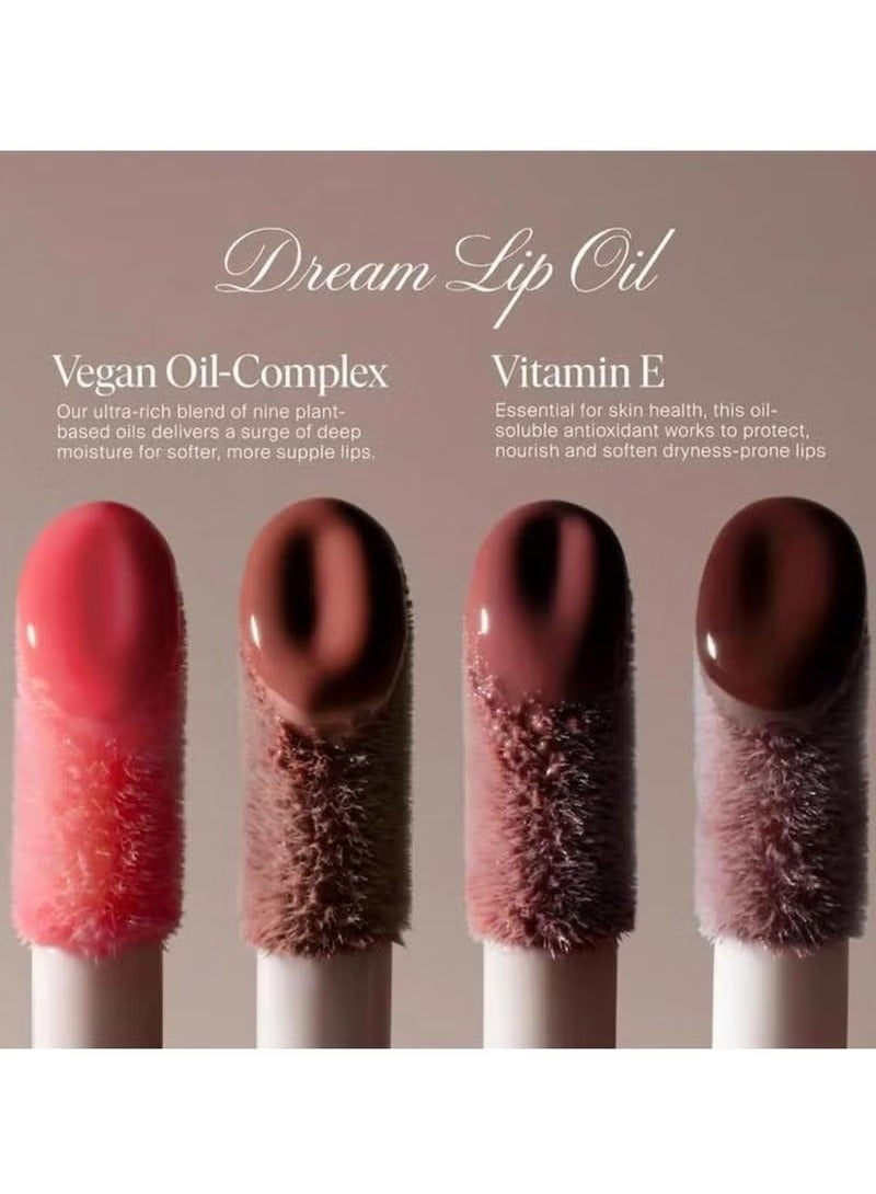 SUMMER FRIDAYS Dream Lip Oil - Tinted Lip Oil with Moisturizing Sheer Coverage, High-Shine and Deep Hydration - Non-Sticky Formula for Long-Lasting Softness - Soft Mauve (0.15 Oz) - Image 4