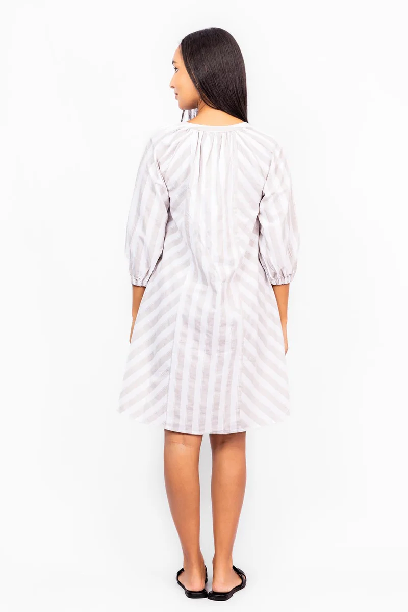 COCO by Cotton Collection Striped Tunic Dress