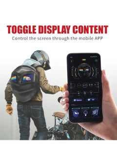 Generic Black Knight LED Motorcycle Backpack with App Control - 708794  - Image 4