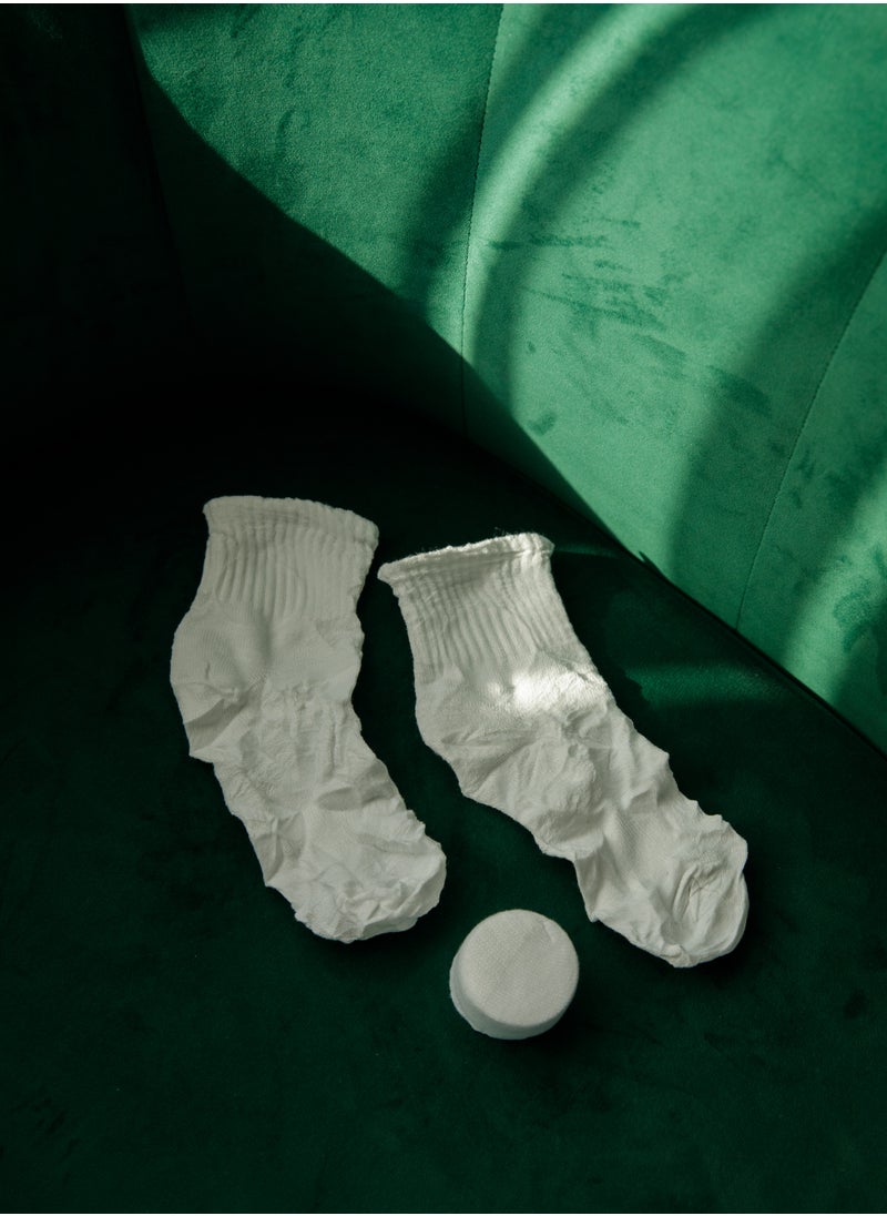 White Disposable Socks - 3 Pairs