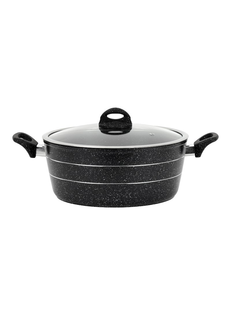 Royalford Smart Granite Series Casserole 30 Cm Black - Image 1