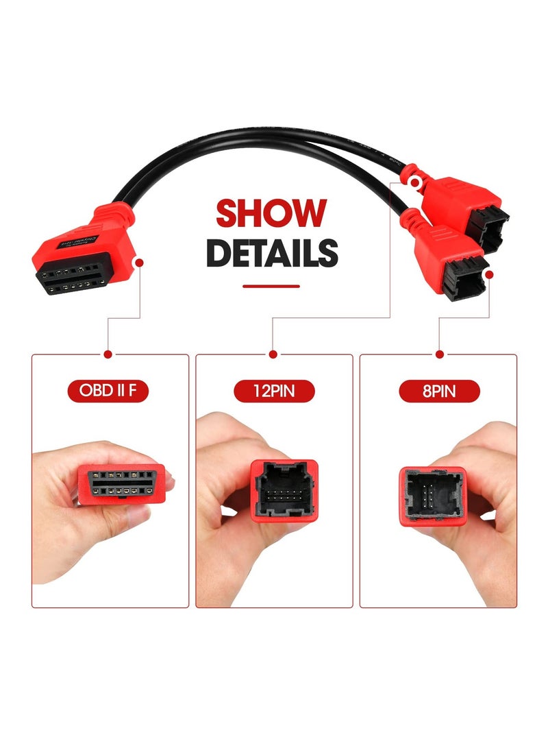 Generic Original OBD2 Adapter for Chrysler 12+8 Programming Cable Connector, Bypass Gateway Protocol Cable  - Image 1