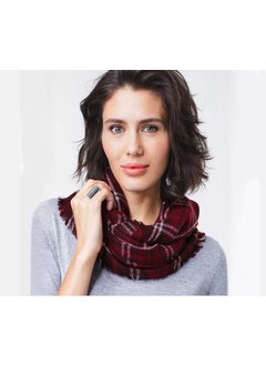 Tchibo Loop Scarf, Maroon  - Image 1