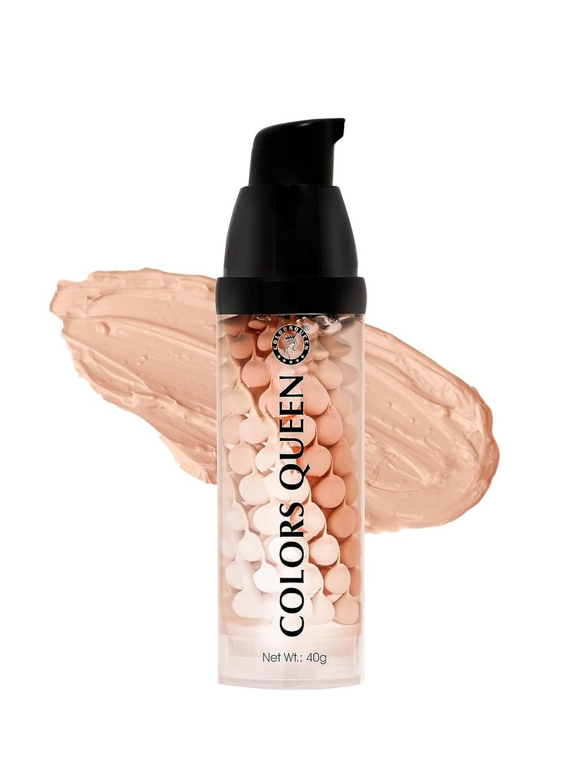 COLORS QUEEN 3 in 1 Facial Primer Lightweight Long Lasting Highly Moisturizing Dewy Face Makeup 40g 01  - Image 1