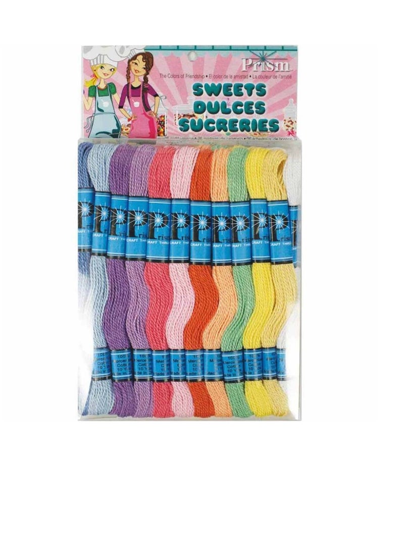Prism Sweets Colored Craft Thread - Image 2