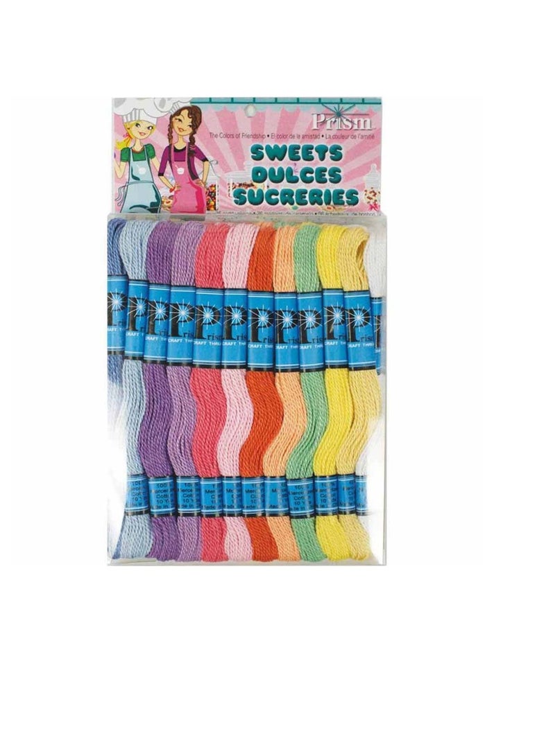 Prism Sweets Colored Craft Thread - Image 1