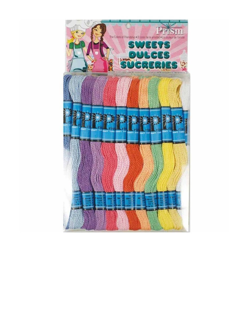 Prism Sweets Colored Craft Thread - Image 3