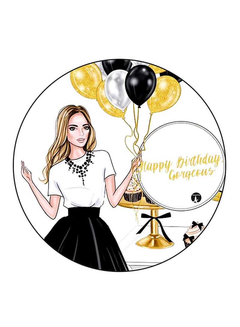 RKN Woman Printed Fridge Magnet  Multicolour - Image 2