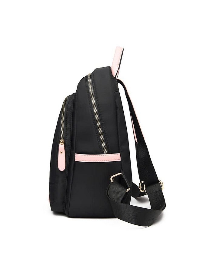 WANQLYN European And American Trend Shopping Trip Three-Purpose Backpack Anti-Theft Fashion Backpack (Black) - Image 3