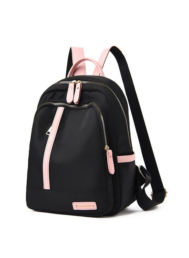 WANQLYN European And American Trend Shopping Trip Three-Purpose Backpack Anti-Theft Fashion Backpack (Black) - Image 1