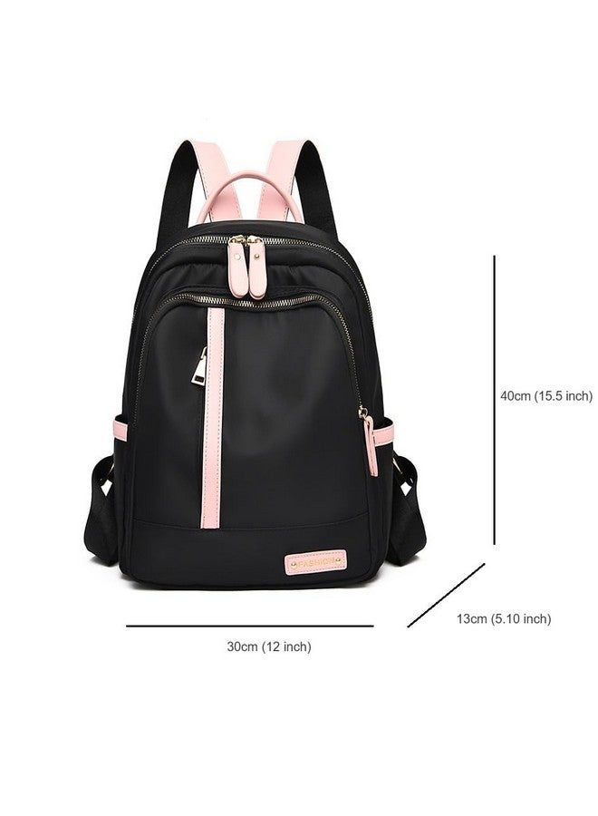 WANQLYN European And American Trend Shopping Trip Three-Purpose Backpack Anti-Theft Fashion Backpack (Black) - Image 2
