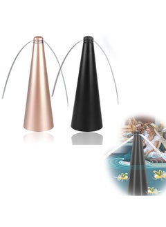Y&D Fly Fan for Tables Indoor Outdoor Meal Portable Table Keep Your Food Clean Deterrent Meal Fans Flies Away from and Family (2pcs)  - Image 1