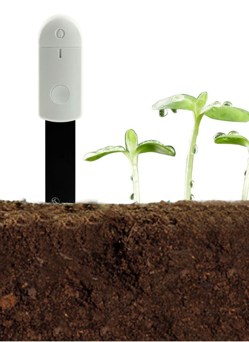NIBEMINENT - Multi-Functional PH Moisture Meter Tester White/Black - Image 1