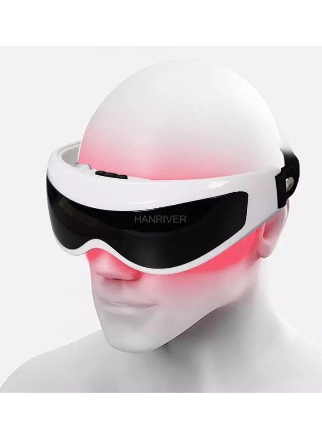 نظارة مساج وتدليك محيط العين  لتحسين  الدورة الدموية ، ويزيل إجهاد العين وتوتر عضلة العين - USB - Image 2