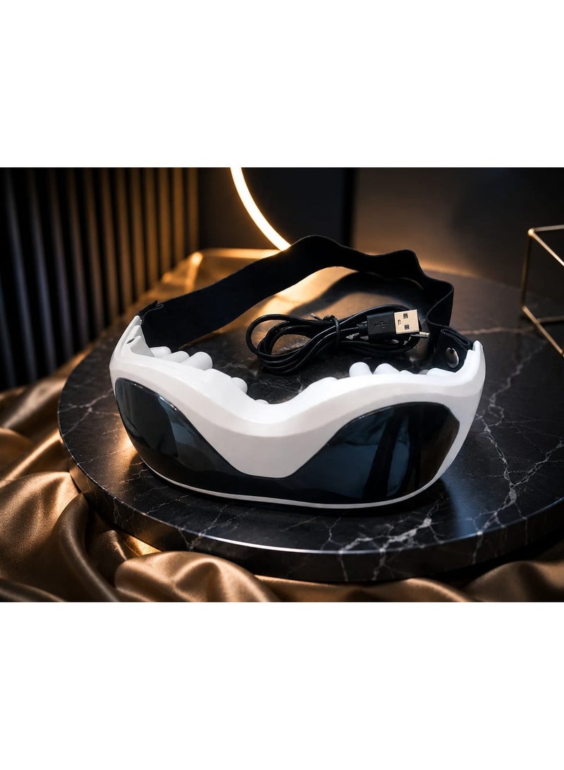 Eye massage glasses to improve blood circulation, relieve eye strain and eye muscle tension - USB - Image 4