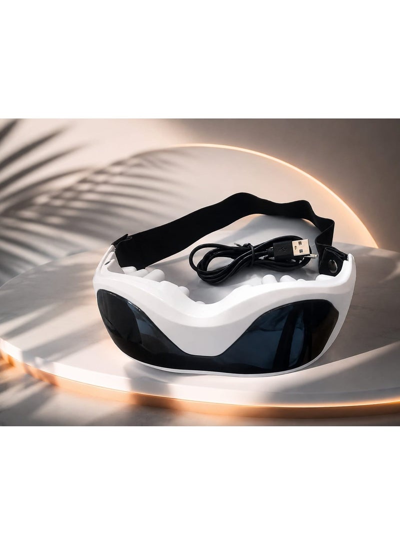 Eye massage glasses to improve blood circulation, relieve eye strain and eye muscle tension - USB - Image 3