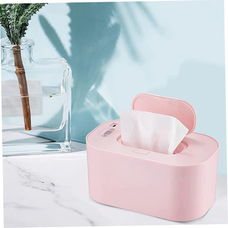 cheekyglo USB Baby Wipe Warmer - [2023] Wet Wipes Dispenser or Baby - Portable Wipe Warmer - 3 Temperature Modes - Large-Capacity Diaper Wipe Warmer for Home Car Travel (Intellect, Green) - Image 2
