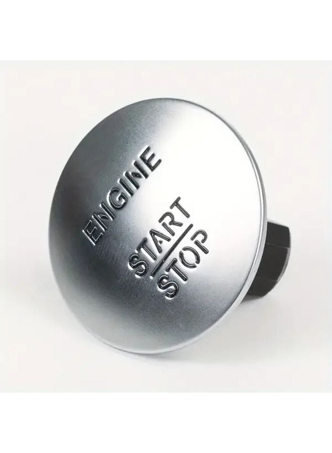 Chrome Start Stop Engine on Keyless Go For Benz W176 W246 S204 W205 W204 - Image 1