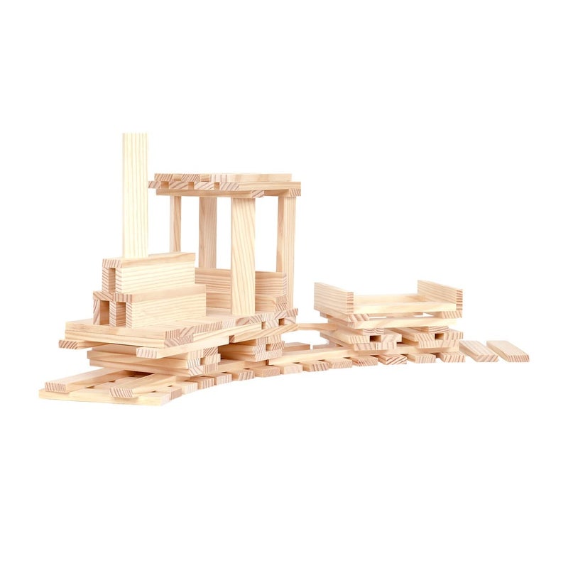 KAPLA Wooden Construction Set 100 Building Planks - Image 4