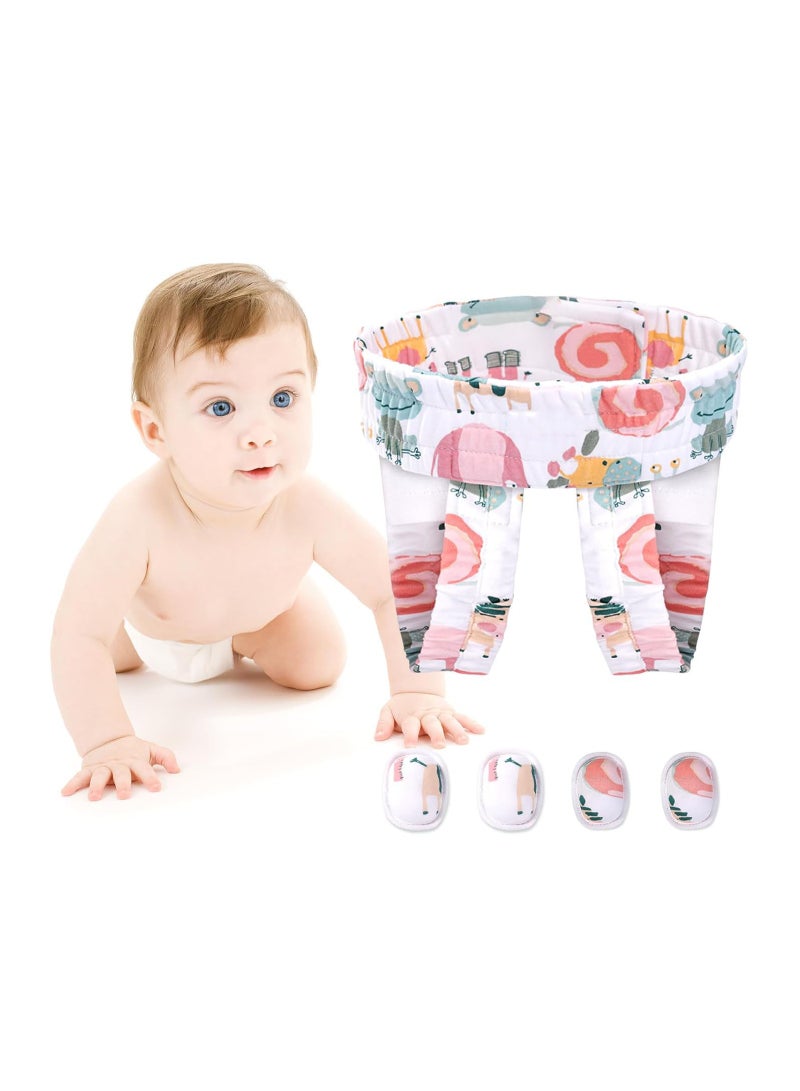 Zikra Hernia Belts for Baby, Infant Hernia Support Brace for Both Side Single Double Pain Relief, Hernia Truss Suitable for Children 0-4 Years Old with 4 Compression Pads, Infant Belly Button Band Wrap - Image 1