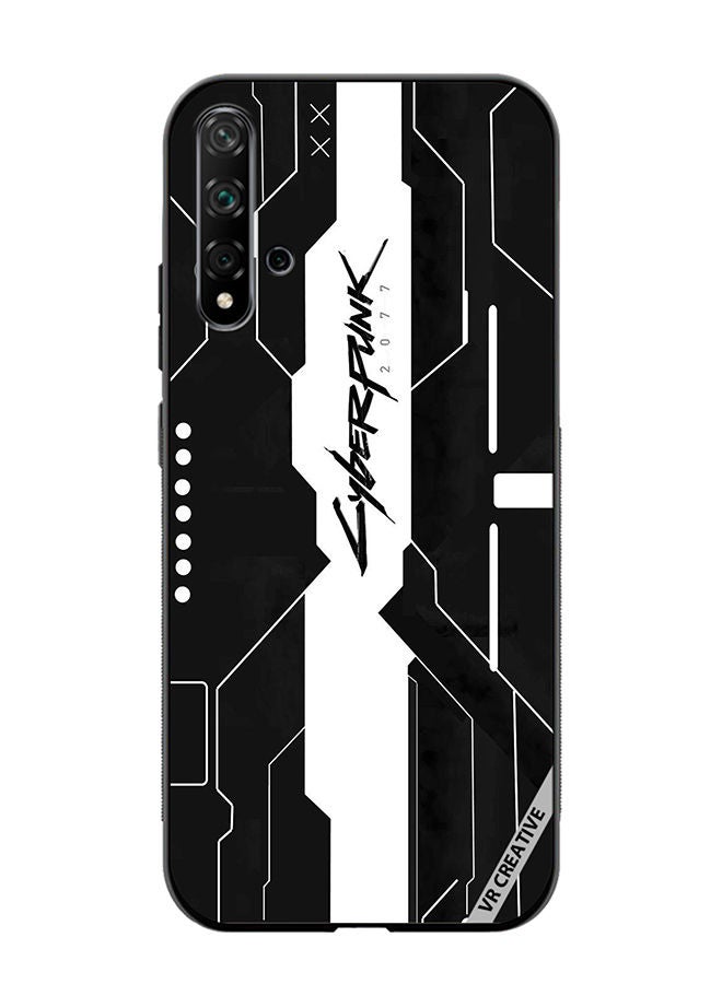 VR CREATIVE Protective Case Cover For Huawei Nova 5T Cyberpunk Design Multicolour - Image 1