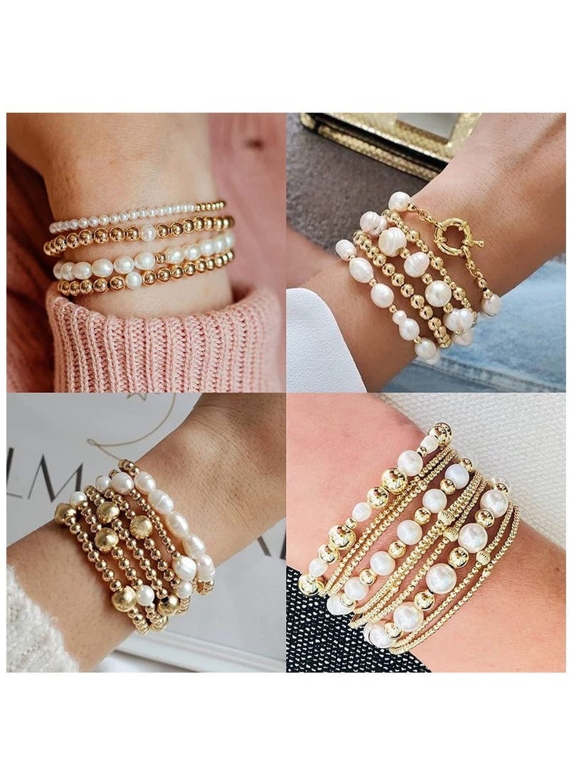 15 Grid 720 Piece Pearl Set With Five Pointed Star Spacing Bead Accessories DIY Beaded Bracelet Earring Necklace Set - Image 5
