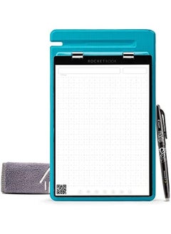 Rocketbook Orbit Legal Pad Executive – Reusable Smart Notepad with Lined/Dot-Grid Pages, Pilot FriXion Pen, and Microfiber Cloth – Eco-Friendly, Cloud-Connected, Executive Size (6.75" x 10.71")