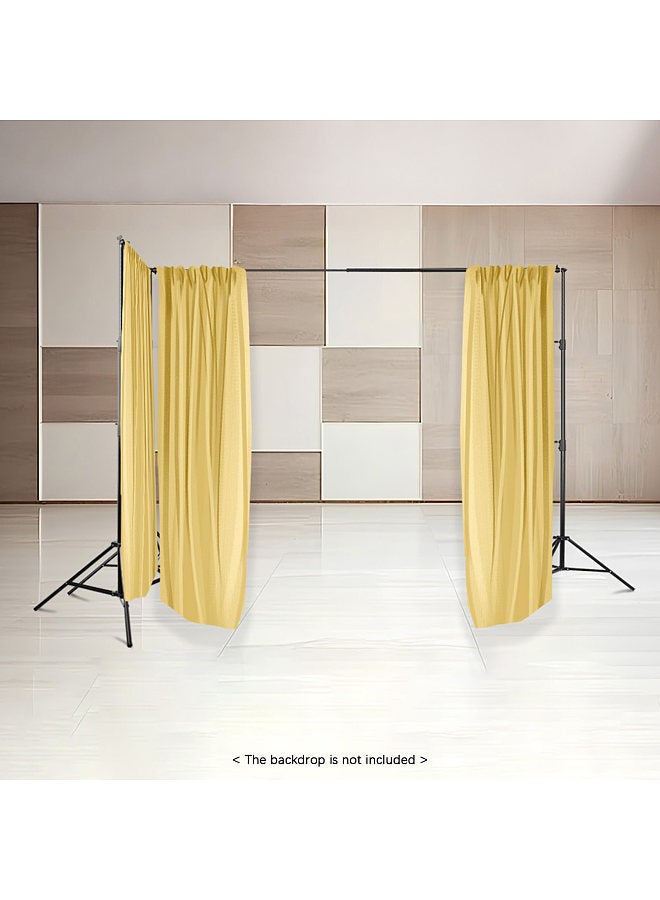 ANDOER 2.8*6M/ 9*20FT Studio Backdrop Stand Photography Backdrop Frame Adjustable Photography Background Support System Kit with 8pcs Backdrop Clamps + Carry Bag  - Image 2