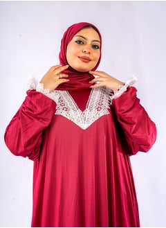أرت لوك عبايه باكمام طويله ساده بتطريز جوبير بسيط  - Image 3