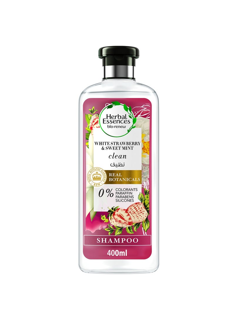Herbal Essences Bio Renew White Strawberry & Mint Shampoo 400ml - Image 1