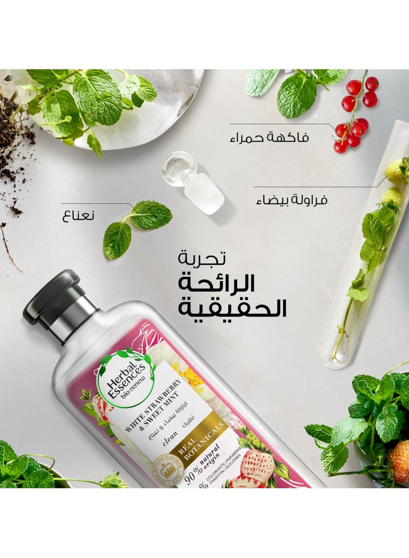 Herbal Essences Bio Renew White Strawberry & Mint Shampoo 400ml - Image 3