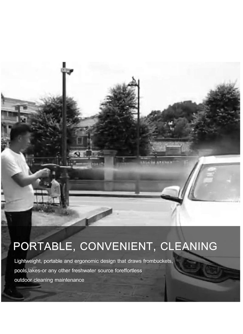 Generic - 24V Cordless Portable Washer Electric High Pressure Cleaner Machine 30Bar Lithium Battery Handheld Car Cleaning Device With Foam Generator Nozzle Water Pump - Image 1