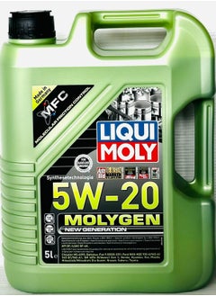 LIQUI MOLY 5W20 Molygen New Generation Engine Oil 5Ltr  - Image 1