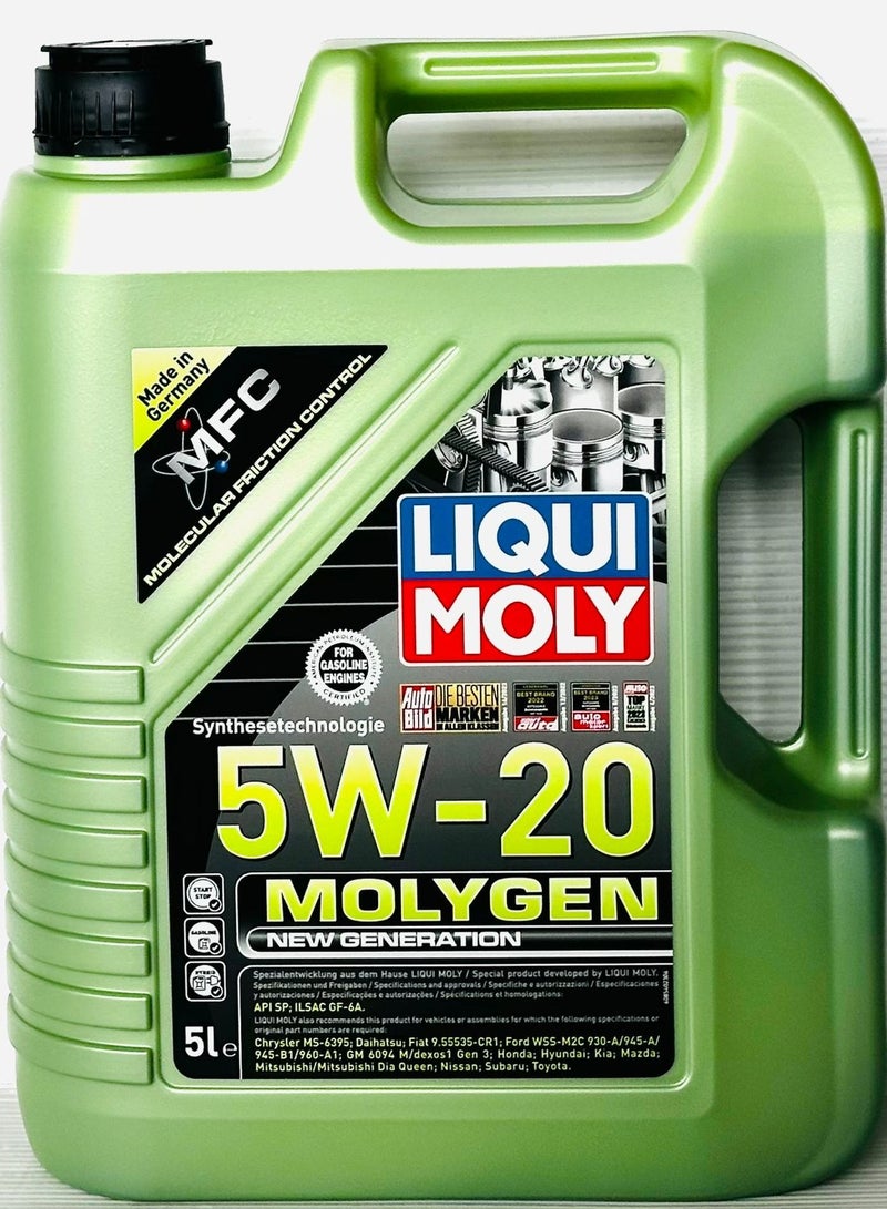 ليكوي مولي زيت محرك الجيل الجديد 5W20 موليجن 5 لتر - Image 1