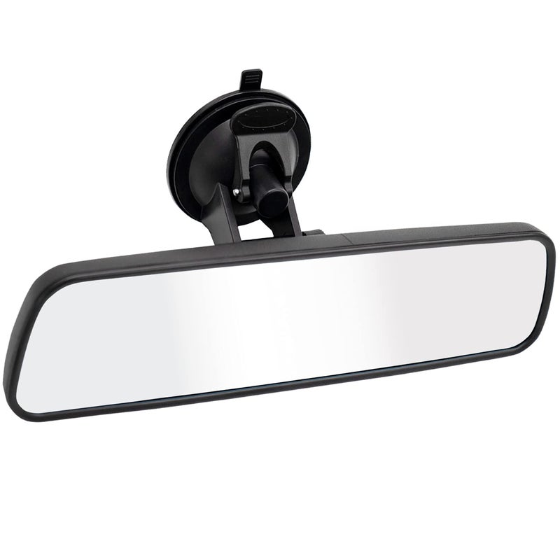 LECAMEBOR Rear View Mirror,LECAMEBOR Universal Thickened Anti-glare HD Car Interior Rear View Mirror-(With Adjustable Suction Cup) - Image 1