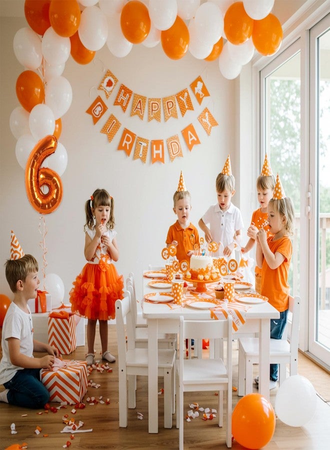TONIFUL Number Balloons 16 Inch Orange 0-9 Number Mylar Foil Balloons 10 Pcs Custom digitalal Balloons for Birthday Party Engagement Graduations Anniversary Baby Shower Decorations Party Supplies - Image 4