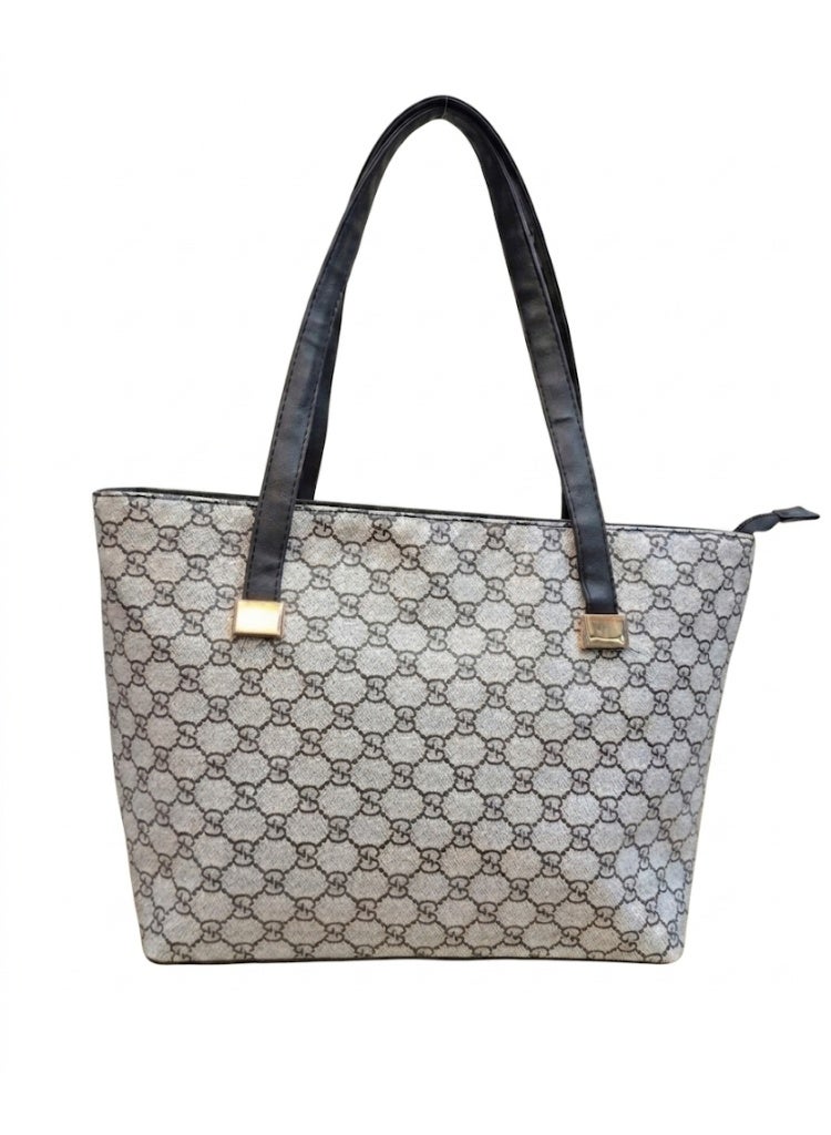 Women handbag with short strap large bag  Black