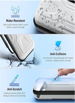 Generic Case for PlayStation Portal, Portable EVA Hard Shell Case for PS5 Portal, Carrying Case Compatible with PlayStation Portal Remote Player, Soft Interior Lining for Ps Portal Accessories（white）  - Image 2