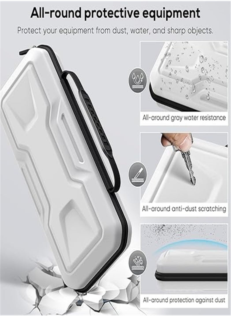 Generic Case for PlayStation Portal, Portable EVA Hard Shell Case for PS5 Portal, Carrying Case Compatible with PlayStation Portal Remote Player, Soft Interior Lining for Ps Portal Accessories（white）  - Image 4