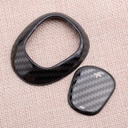 YUNHECAM Carbon Fiber Gear Shift Knob Cover Trim Compatible with Chevrolet Cruze 2016-2019, Malibu 2016-2020 Accessories Interior Center Console Shifter Head Cove Trim - Image 3