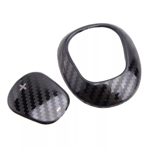 YUNHECAM Carbon Fiber Gear Shift Knob Cover Trim Compatible with Chevrolet Cruze 2016-2019, Malibu 2016-2020 Accessories Interior Center Console Shifter Head Cove Trim - Image 1