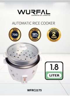 Wurfal Wurfal Electric Automatic Rice Cooker 1.8 ltr 700W  - Image 2